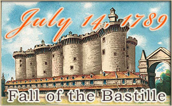 Fall of the Bastille - July 14, 1789