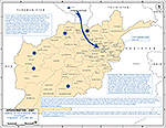 History Map of Afghanistan 2001. Aerial Attack Phase One, Fixed Targets, September 9 - October 18, 2001.
