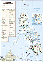 Map of the Philippines 1993