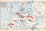 Principal Seats of War in Europe 1700-1721