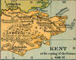 Kent at the coming of the Saxons in 449