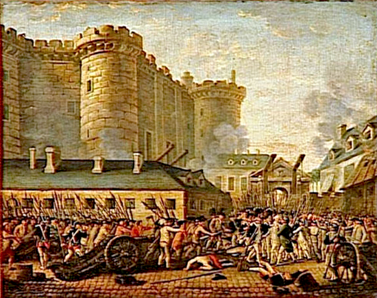 Storm of the Bastille  July 14, 1789