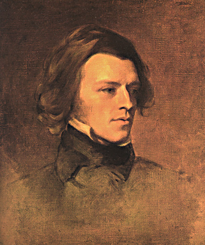Alfred Tennyson painted by Samuel Laurence