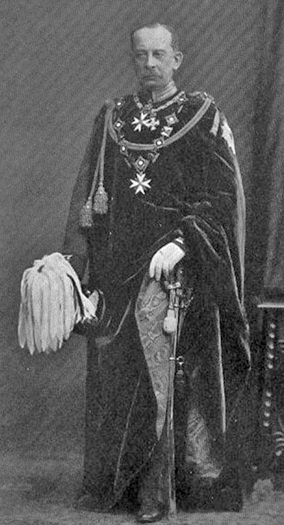 A Knight of the Order of the Black Eagle - Alfred Graf von Schlieffen Dressed Up in 1890