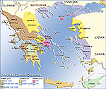 Map of the Ancient Greek Dialects