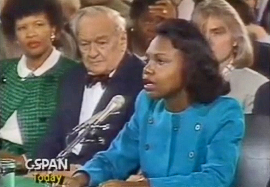 ANITA HILL MAKES HER OPENING STATEMENT 1991