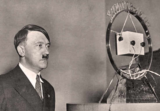 Hitler broadcasting