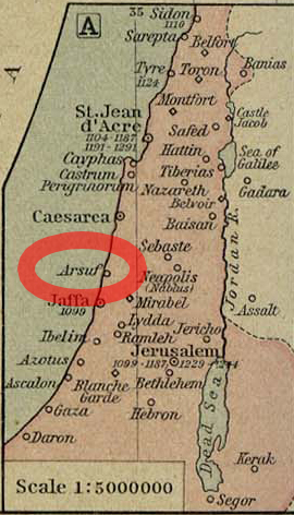 Arsuf Map