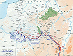 Map of the First Battle of the Marne - September 6-12, 1914