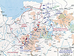 Map of the Battle of Tannenberg - August 26, 1914