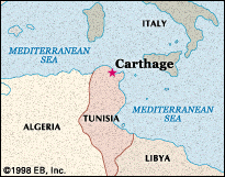 Carthage On Map