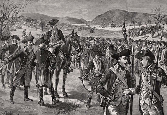 Disbanding the Continental Army at New Windsor, New York, November 3, 1783