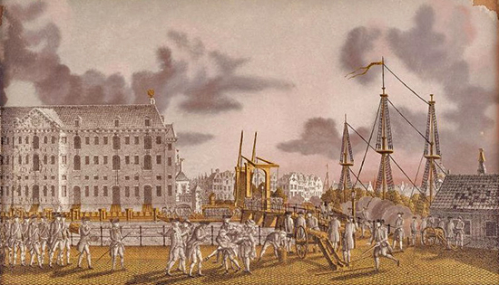 Battle of the Kattenburgerbrug, Amsterdam — May 30, 1787
