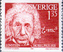Albert Einstein, Swedish Nobel Stamp 1981