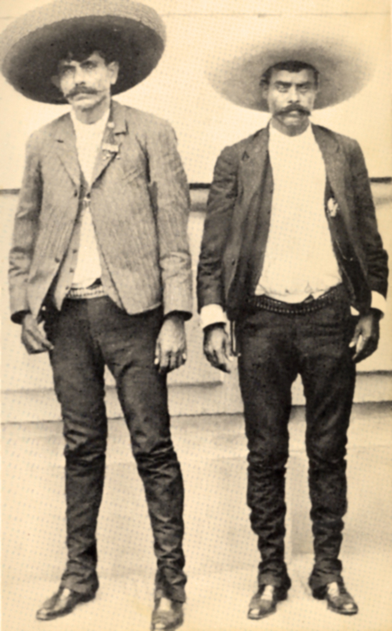 Eufemio Zapata and his brother Emiliano
