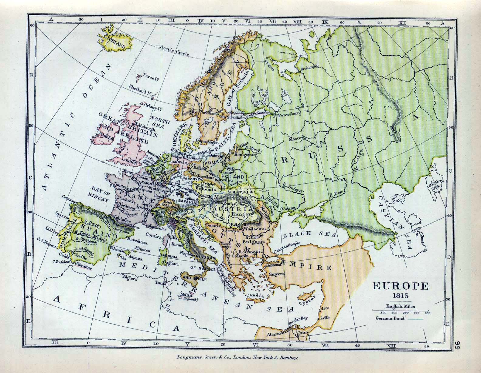 Map Of Europe Vienna