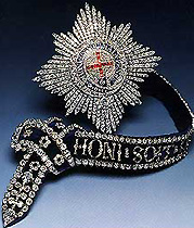 Prince Albert's Garter and George III's diamond Star