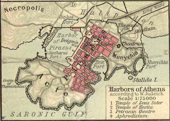Harbors of Athens, 480 BC