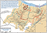 Map of the Henry and Donelson Campaign: February 15-16, 1862