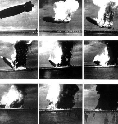 Hindenburg in Flames