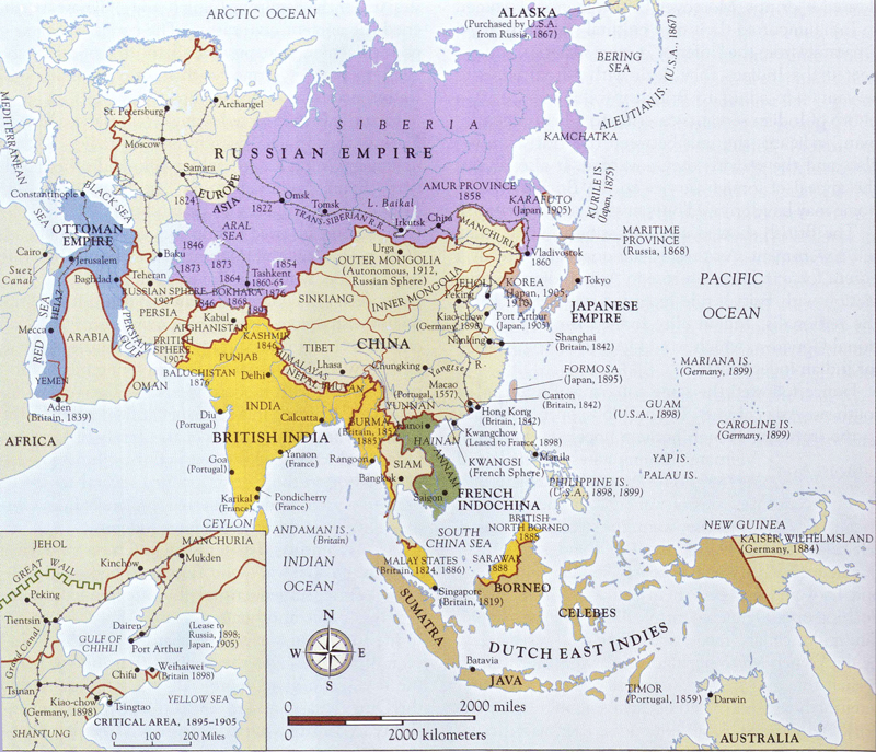 historical maps asia