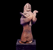 Male and Bird (Terracotta) from the Indus Valley Civilization
