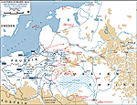 Map of the Russian Campaign 1812: July 1
