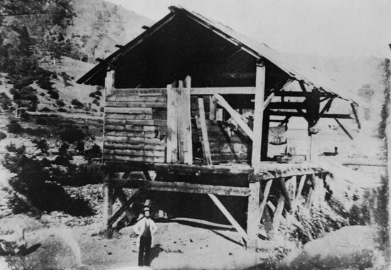 James Marshall, discoverer of gold, at Sutter's Mill
