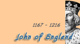 John of England 1167-1216