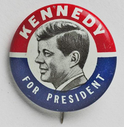 Kennedy For President Campaign Pin