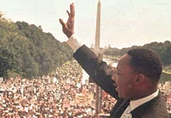 MARTIN LUTHER KING JR AT WASHINGTON D.C. 1963