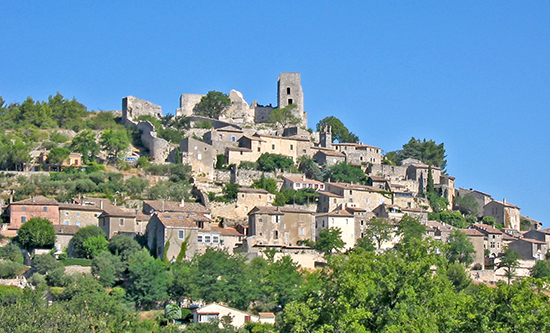 Ruins of Chateau Lacoste Today