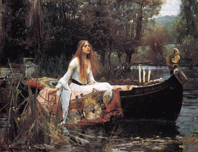 Lady of Shalott - John William Waterhouse, 1888