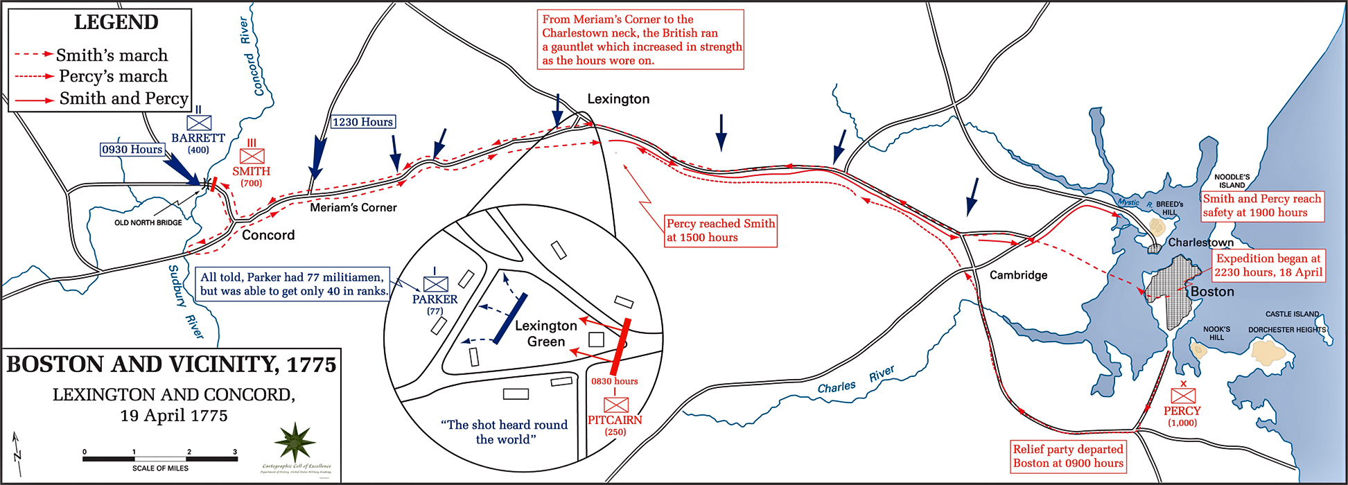 Lexington Concord Map