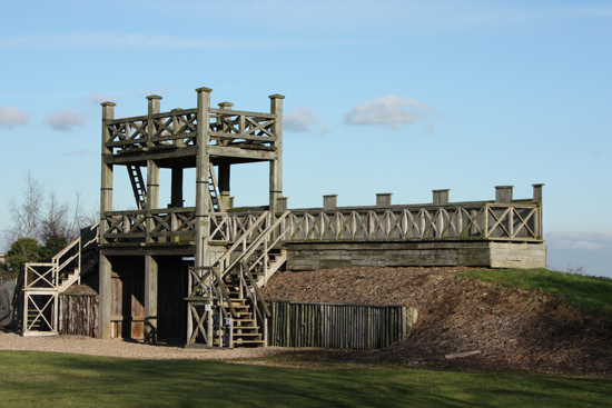 Reconstructed Timber Gate of the Lunt Fort