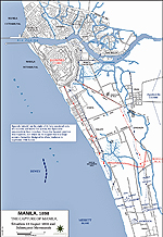 Map of the Capture of Manila - August 13, 1898