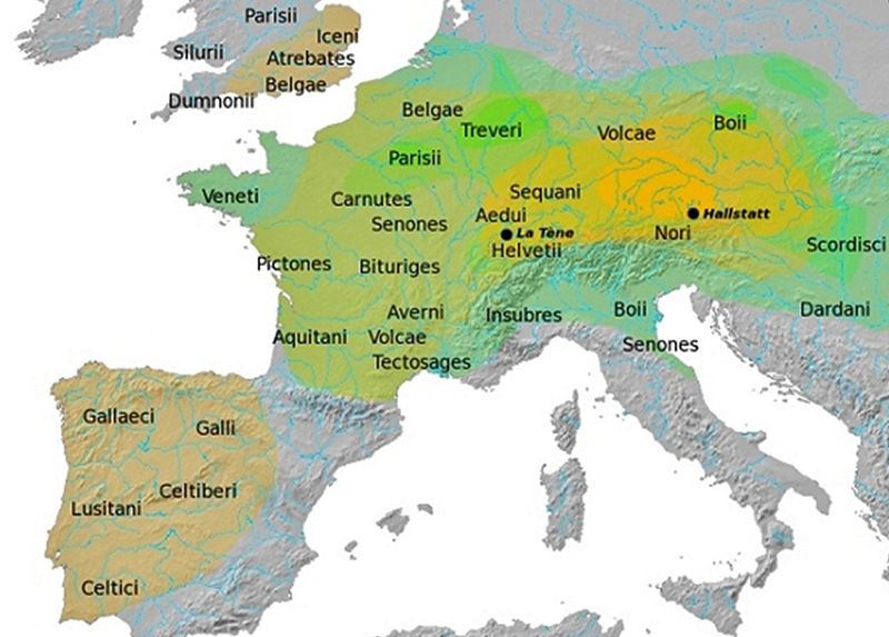 celts map