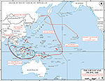 World War II: The Far East and the Pacific 1941. Major Japanese War Objectives and Planned Opening Attacks.