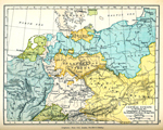 Central Europe - To Illustrate the Campaigns of Napoleon. The Frontiers are those of August 6, 1806