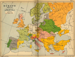 Map of Europe 1490