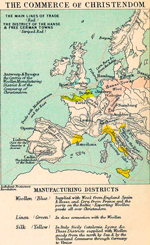 Commerce of Christendom in the 16th Century