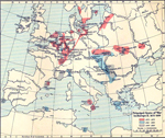Principal Seats of War in Europe 1672-1699