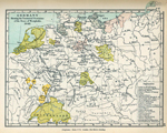 Germany Shewing the Territorial Provisions of the Peace of Westphalia 1648.