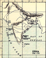 India 1760 - 1770