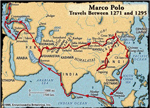 Marco Polo Travels Between 1271 and 1295