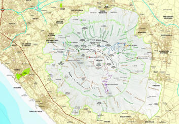 Vesuvius - Detailed Map
