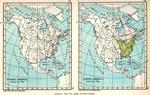North America before the War of American Independence and North America After the War