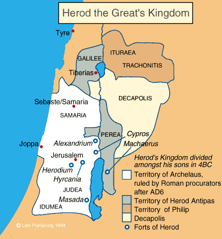 Map of Palestine 