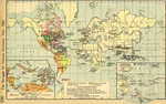 World Map 1700 - 1763