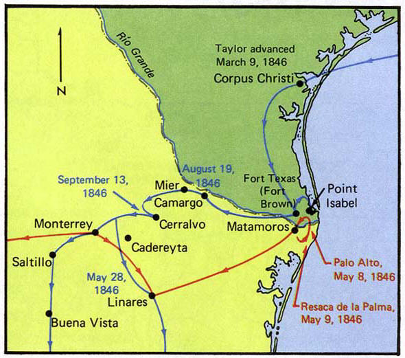 Mexican Map 1800